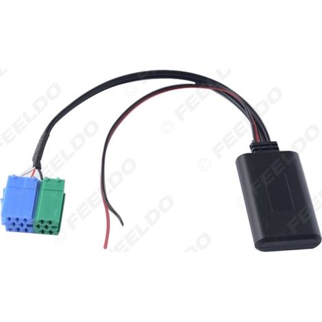 Compatible avec le câble récepteur sans fil Bluetooth AUX et le câble adaptateur audio AUX de la Fiat Bravo 2007