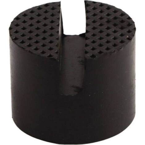 Adaptateur de Cric de Plancher de Rail de Cadre Fendu de 5 Cm de Diamètre-Support de Levage Coussin de Cric de Voiture avec Support de Support de Tampon en Caoutchouc.