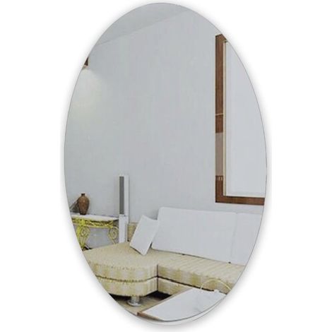 Miroir 3D adhésif - 30cmX20cm - Facile à coller - Porte - Miroir - Décoration élégante pour chaque espace - Miroir mural - Salle de bain - Décoration murale (1/5)