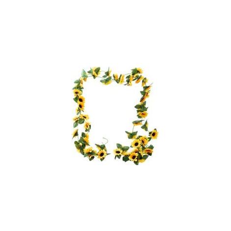 5 PCS Guirlande Tournesol Artificiel Fausse Fleur Guirlande Fleurs Artificielle Guirlandes de Tournesol Artificielles pour Décoration de Mariage à la Maison, Fête (1/5)