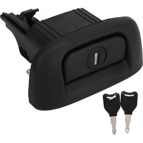 [Pièce Automobile] + Serrure de Hayon de Carrosserie Trunk Boot avec 2 Clés Anti-Intempéries ABS Noir 7700431773 pour Platina (1/5)