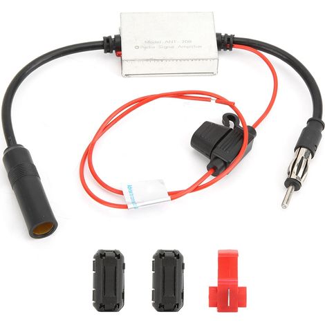 Antenne FM universelle 12-24V voiture amplificateur réception signal booster (1/5)