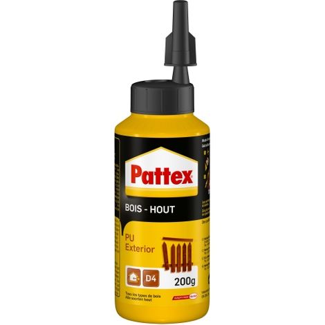 Cola de madera PU Pattex - babero de 200g - 1419274