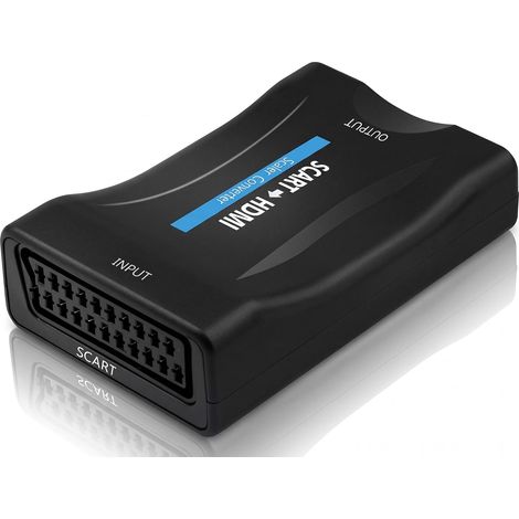 Adaptateur Péritel vers HDMI, Convertisseur SCART vers HDMI, 1080P (1/5)