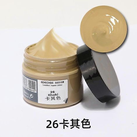 Teinture pour cuir sacs en cuir canapés réparation de la couleur des tiges de chaussures - 26 kaki