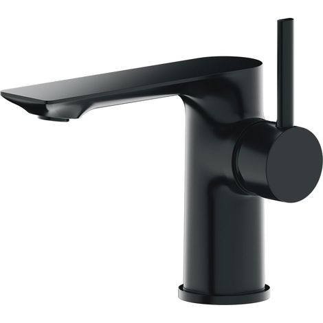 Robinet de salle de bain - Mitigeur monocommande noir mat (1/5)