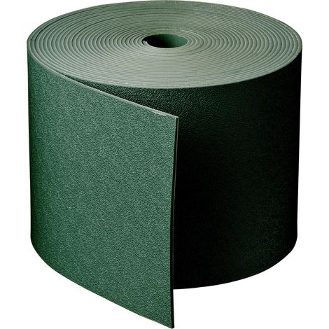 Rasenkante Kunststoff Grün 15 cm hoch - Rolle 10 Meter (1/2)