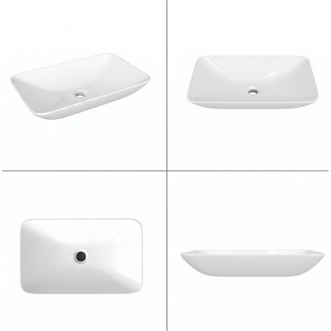 Lavabo da appoggio Helmken 54059000 (59x36,5) Bianco (1/5)
