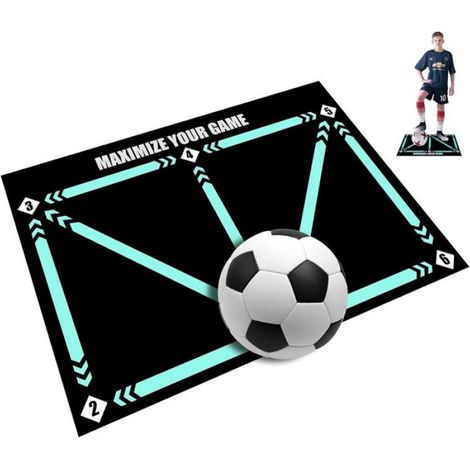 Cônes D'entraînement Football – 10 Disques Antidérapants Numérotés, Diamètre 23 Cm !