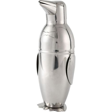 500-ml-Shaker, Penguin Edelstahl-Barkeeper-Shaker, für Wein und Weinzubehör. (1/5)