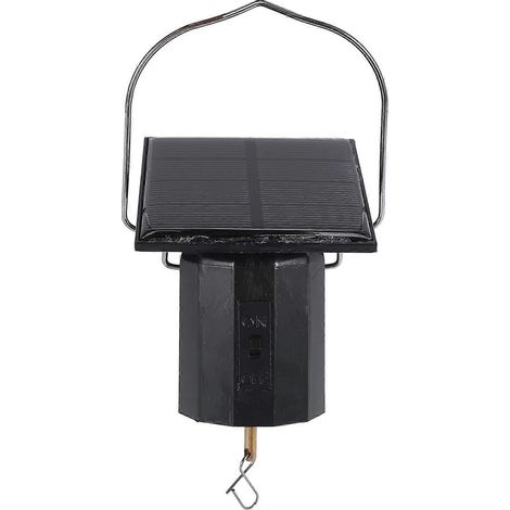 Moteur solaire pour girouette suspendue, moteur rotatif solaire pour carillons éoliens (1/5)