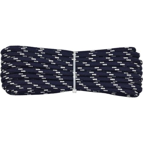 006009122 Treccia corit blu, 10 mm - 10 mt, Corda intrecciata multiuso resistente ai raggi U.V. e all'abrasione, per attività all'aperto, giardino, mare, guinzagli e fai da te, rottura 1050 kg (1/3)