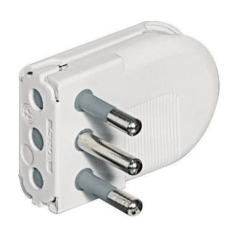 Spina Salvaspazio 2P+T 10A Avorio Kit (Bticino Cod. S2495Tae)