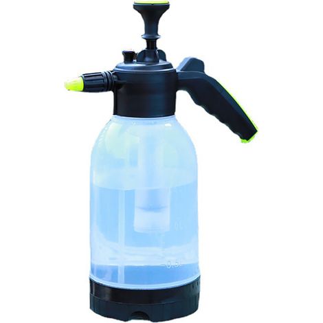 2-Liter-Handsprühgerät, transparent, tragbar, manuelle Wassersprühkanne für Garten, Rasen und Pflanzen