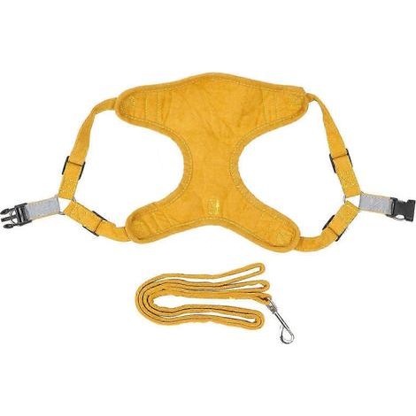 2pcs Pet Harness Leash Set Adjustable Pet Harnesses Vest Traction Rope (1/3)