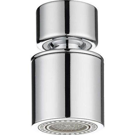 360° drehbarer Wasserhahn-Luftsprudler, Küchenarmatur-Luftsprudler mit Doppelfunktion, 22 mm Innengewinde
