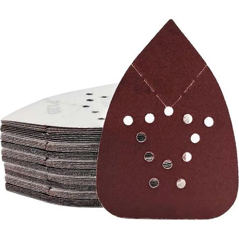 Lot de 60 disques de ponçage pour ponceuse à souris, assortiment de papier de verre pour ponceuse à souris, disque de ponçage auto-agrippant 12 trous pour ponceuse de précision (1/5)