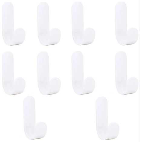 10 ganchos de pared autoadhesivos, resistentes al agua y duraderos para montaje en techo. (1/4)