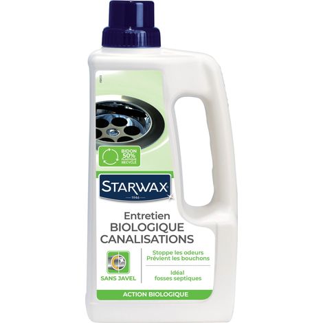 Entretien biologique canalisations 1L STARWAX