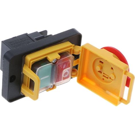 Interrupteur Électromagnétique KJD12 4 Broches AC250V 16A Étanche IP54 Auto-bloquant Sécurité Industrielle 2000W (1/5)