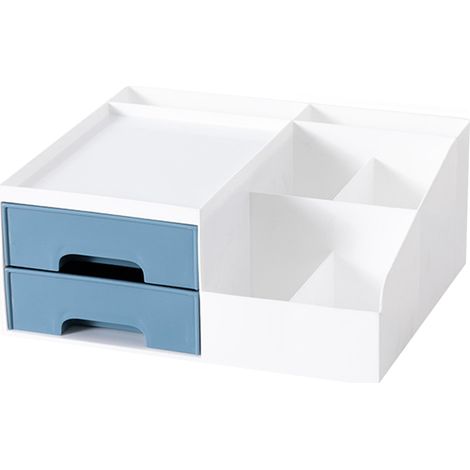 Organisateur De Bureau - Tiroir De Rangement Pour Bureau - En Plastique - Pour Stylos Et Fournitures De Bureau - 1 Pièce (1/5)