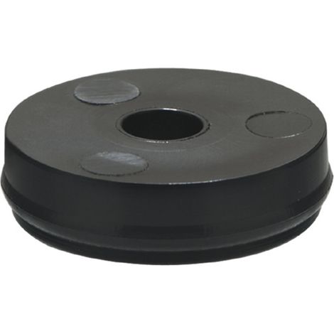 QuickClick Basic zum Anschrauben ø 14mm, Höhe 4 mm, Kunststoff schwarz