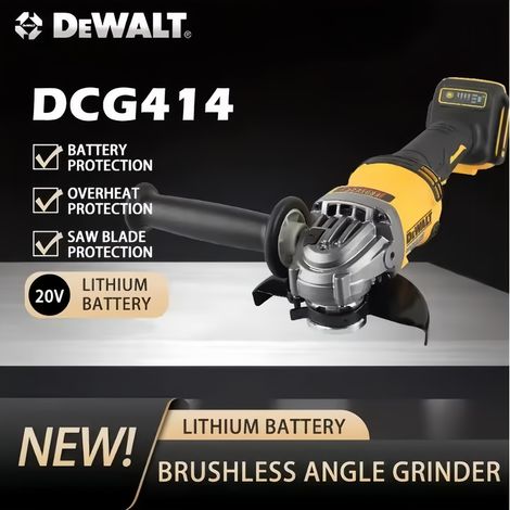 Akku-Winkelschleifer 18V DEWALT DCG414 Scheibe 125mm mit variabler Drehzahl (1/5)