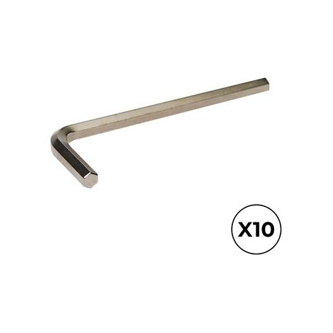 Llave allen hexag niquelada