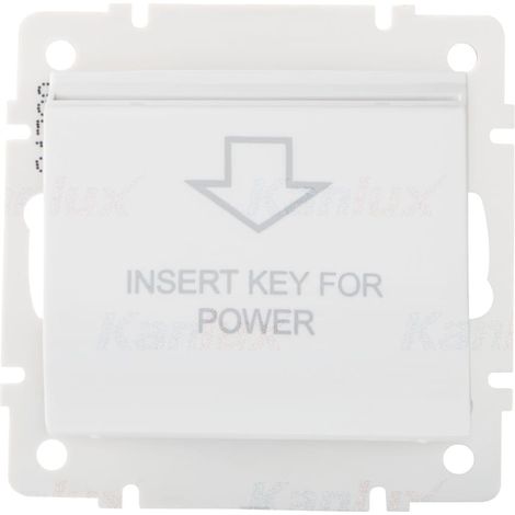 Kanlux LOGI interruttore hotel timer bianco 16A 25083 (1/2)