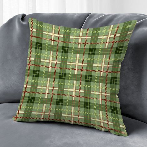 Housse de coussin motif carré, décoration salon intérieur,40×40cm (1/5)