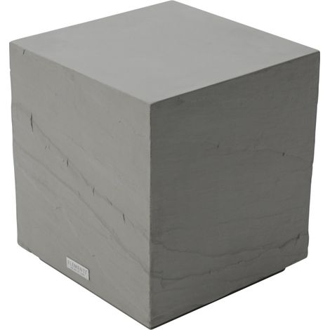 ELEMENTI table d'appoint COLORADO table en béton pour extérieur/intérieur gris carré petite table de jardin résistante aux intempéries aspect grès (1/4)