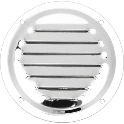 Grille de Ventilation Ronde en Acier Inoxydable 5 Pouces (12mm) pour Cuisine, Camping-car et Bateau (1/5)