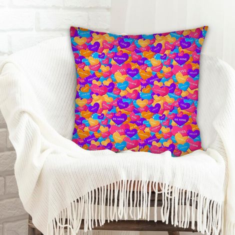 Housse de coussin sans coussin 45x45 inaltérable pour canapé ou lit, décoration de Pâques (1/5)