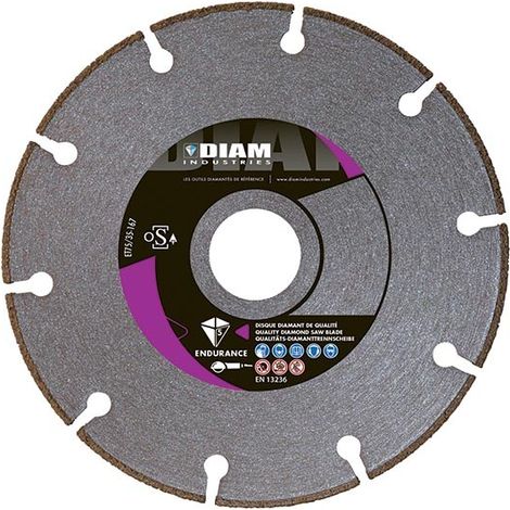 Diamanttrennscheibe DIAM Ø125mm - Für Stahl, Edelstahl - SPI125/22