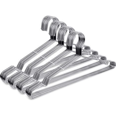 Drahtkleiderbügel, Set mit 30 ultradünnen und robusten Edelstahlkleiderbügeln zur Platzersparnis, 16,5 Zoll (1/5)