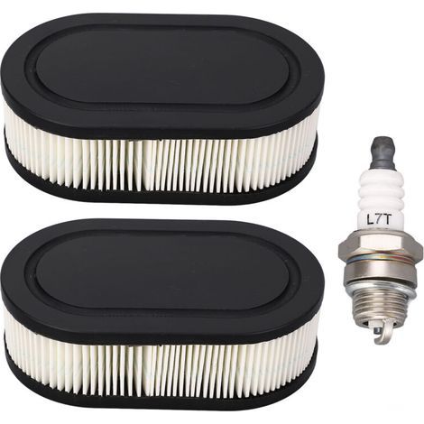 Lot de 2 filtres à air, pour tondeuse à gazon Briggs & Stratton 550E 550EX Eco-Plus 575EX Series Remplace 4247 5432 5432K 09P00 09P702 500EX 625 Moteur 798452 593260 (1/5)