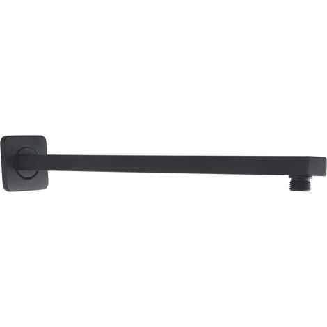 kielle - Brazo de ducha 43 cm, negro mate 20201014 (1/2)