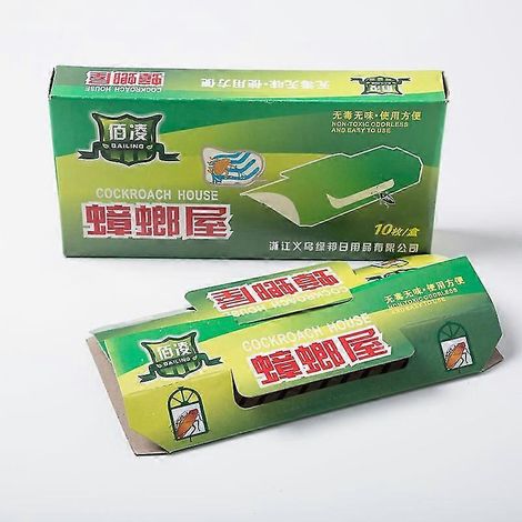 Lot de 10 pièges à araignées et insectes rampants, sans danger pour les enfants et les animaux domestiques, respectueux de l'environnement.