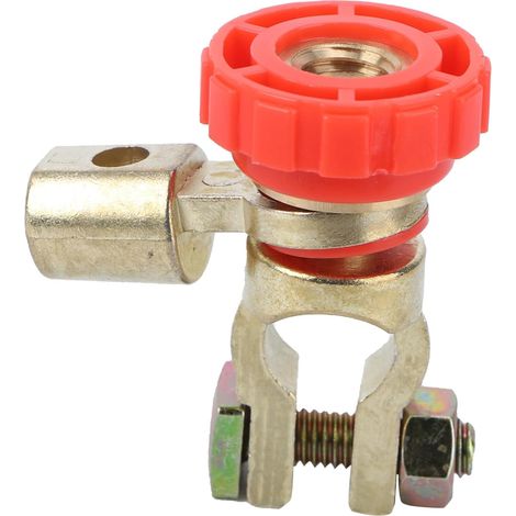 Interrupteur Déconnexion Batterie Rouge Coupe Circuit Étanche Isolateur Coupure Rapide pour Voiture Bateau Camion (1/5)
