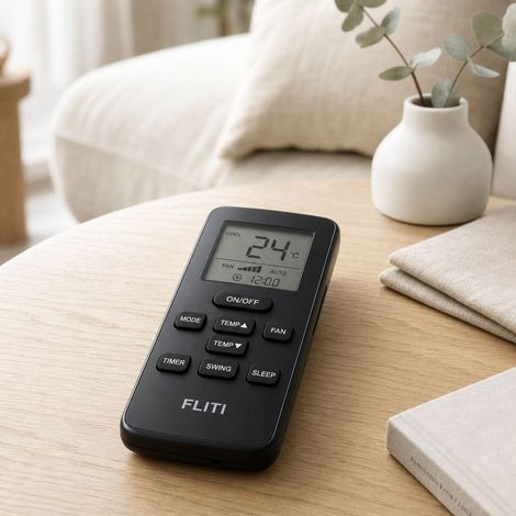 Universal Air Conditioner Remote Control, ABS, 145x55x18mm, 8m+ Range (1/5)