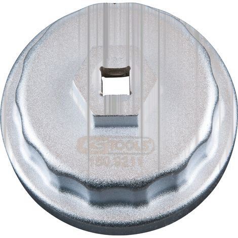 KS Tools - Cloche pour filtre à huile 3/8'' diamètre 64,5 mm 14 pans 3 encoches (du coffret 150.9210) - 150.9211 (1/3)