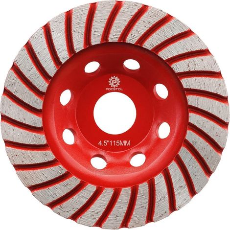 Meule diamant turbo 115mm pour béton, granit, marbre, maçonnerie (1/5)
