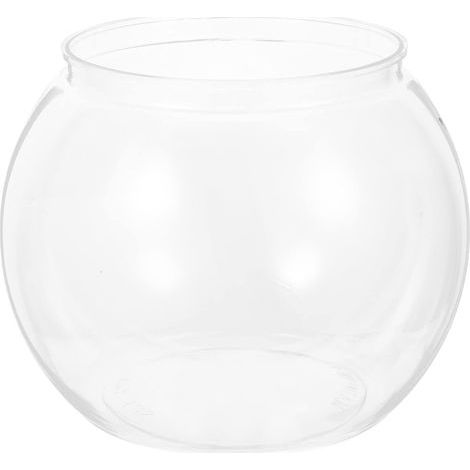 rundes Fischglas, transparent, robustes Material, kleines Tischaquarium für Kampffische und Garnelen (1/5)