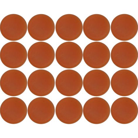 20x Cache vis capuchon torx T25 Protection Bouchon Recouvrement Meuble, poirier