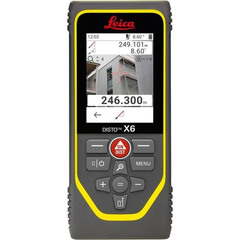 Laserentfernungsmesser Leica DISTO X6 schwarz genauigkeit 1 mm (1/4)