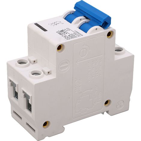 DC 32A 500V Leistungsschalter, 2P Typ B, Abschaltvermögen 4000A, Solar-Photovoltaik-Schutz, Miniaturschalter für PV-Systeme, zweipolig. (1/5)