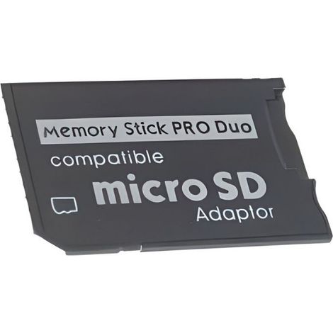 Adaptateur carte micro SD en carte MS PRO DUO - Adaptateur carte micro SD en carte MS PRO DUO (1/2)