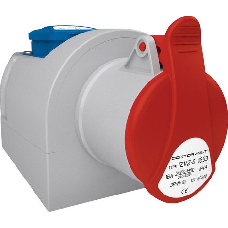 Aufputz-Netzsteckdose CEE 16A 5P 400V + 230V Stromversorgung (1/5)