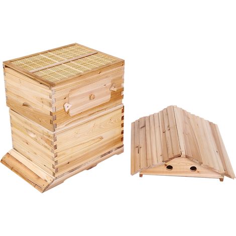 Super corps de ruche pour 7 cadres de ruche automatique d'abeilles à miel (1/5)
