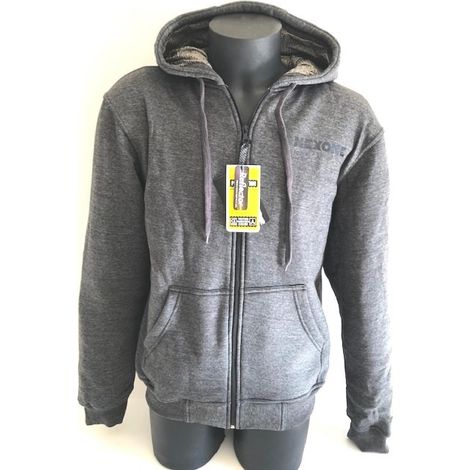 Kapuzenpullover für Straßenmotorrad nexone Größe xl grau
